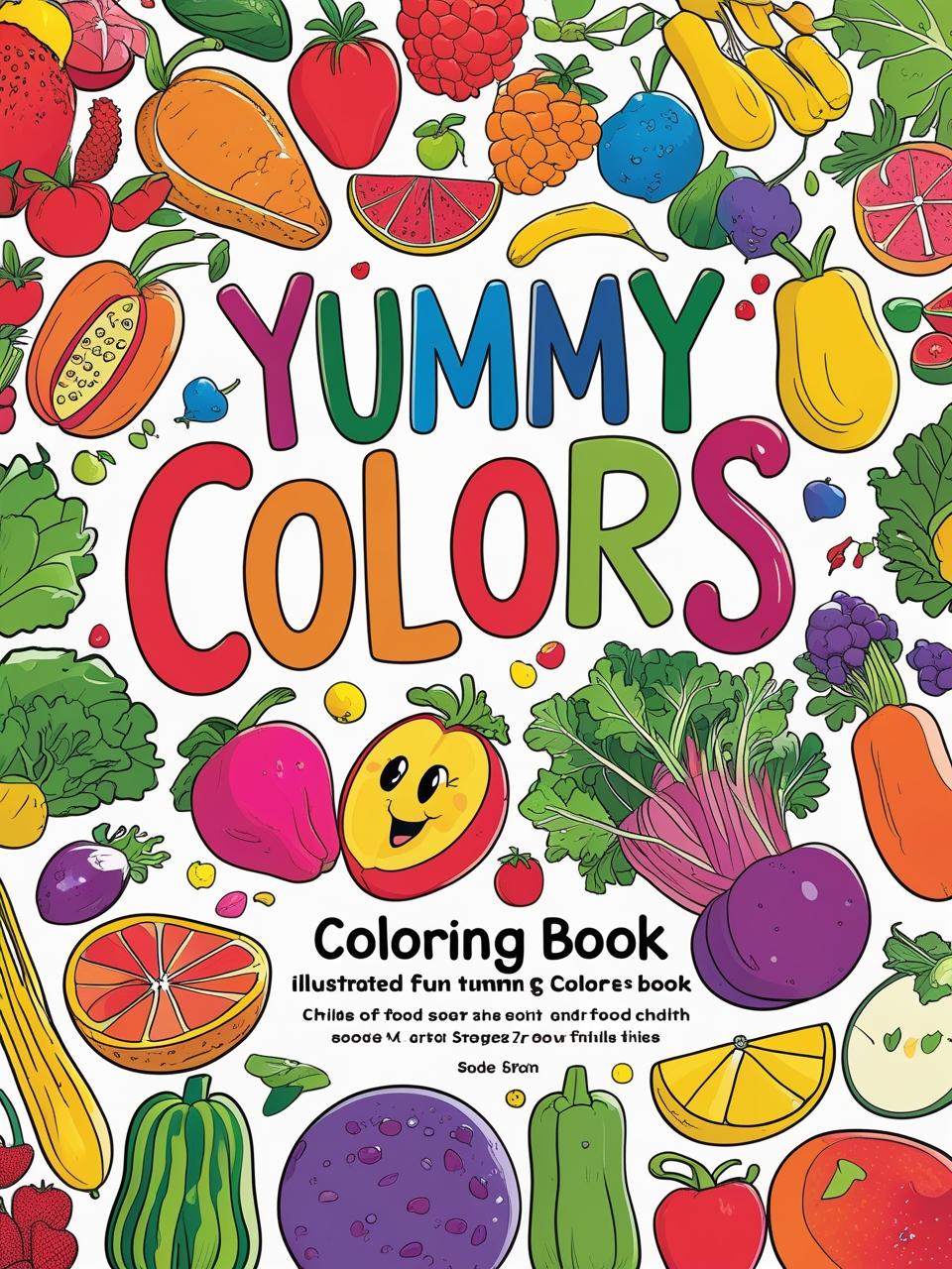 Yummy Coloring Book
