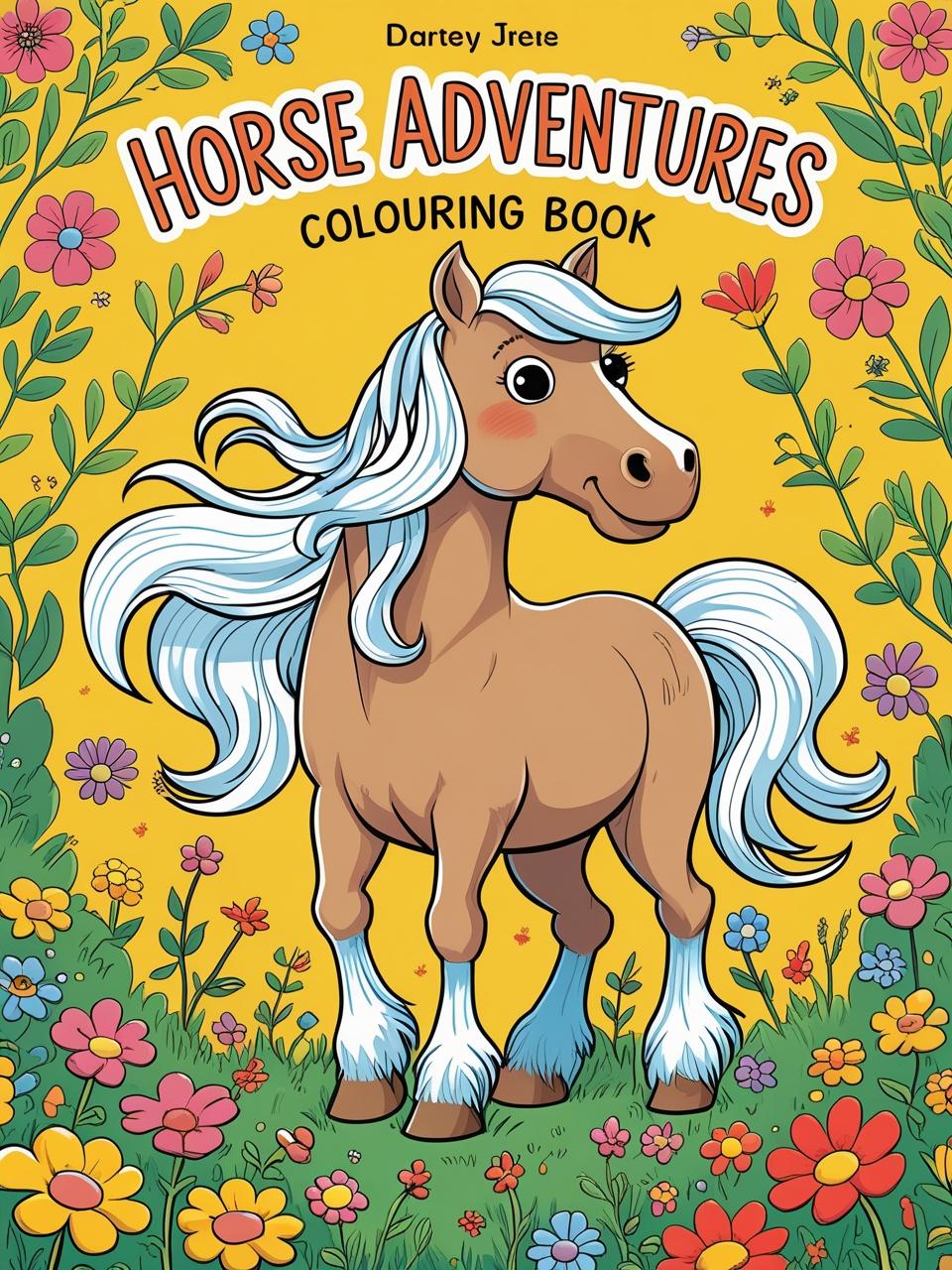 Horse Adventures Coloring Book