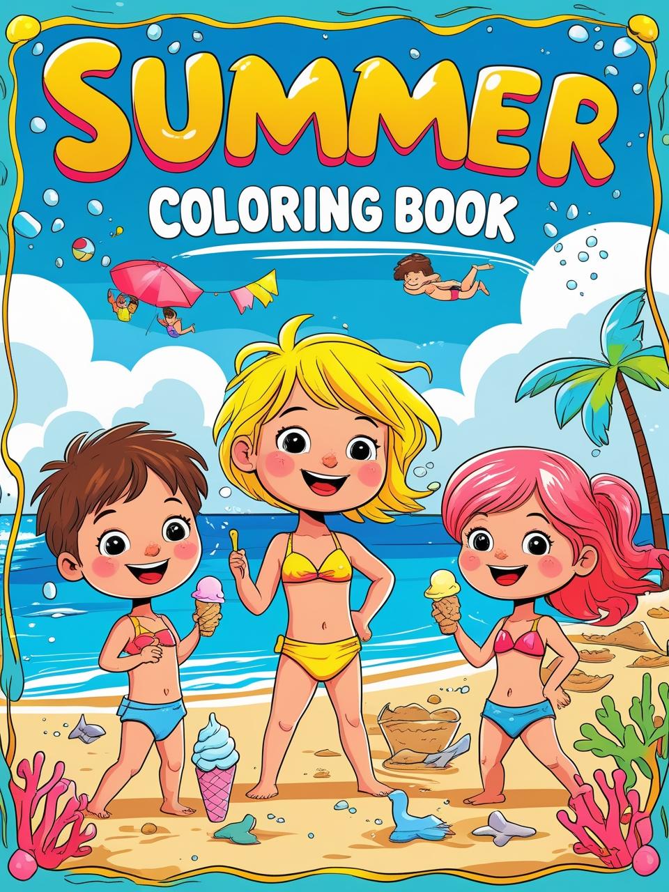 Summer Coloring Book