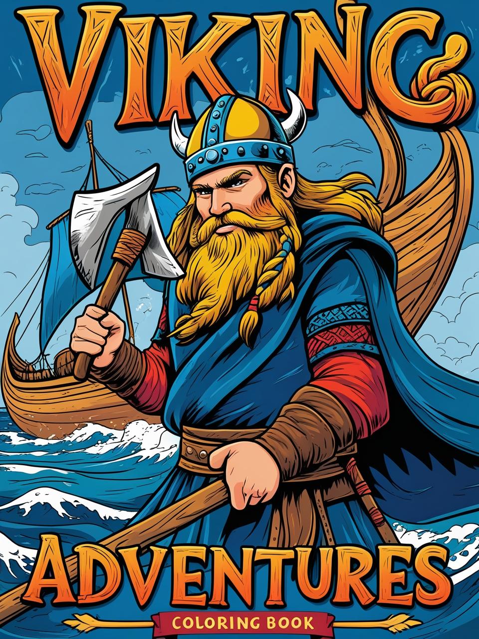 Viking Adventures Coloring Book