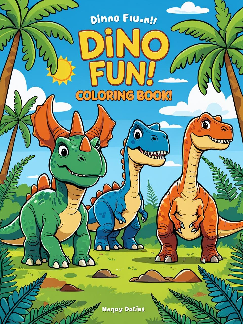 Dinosaur Coloring Book