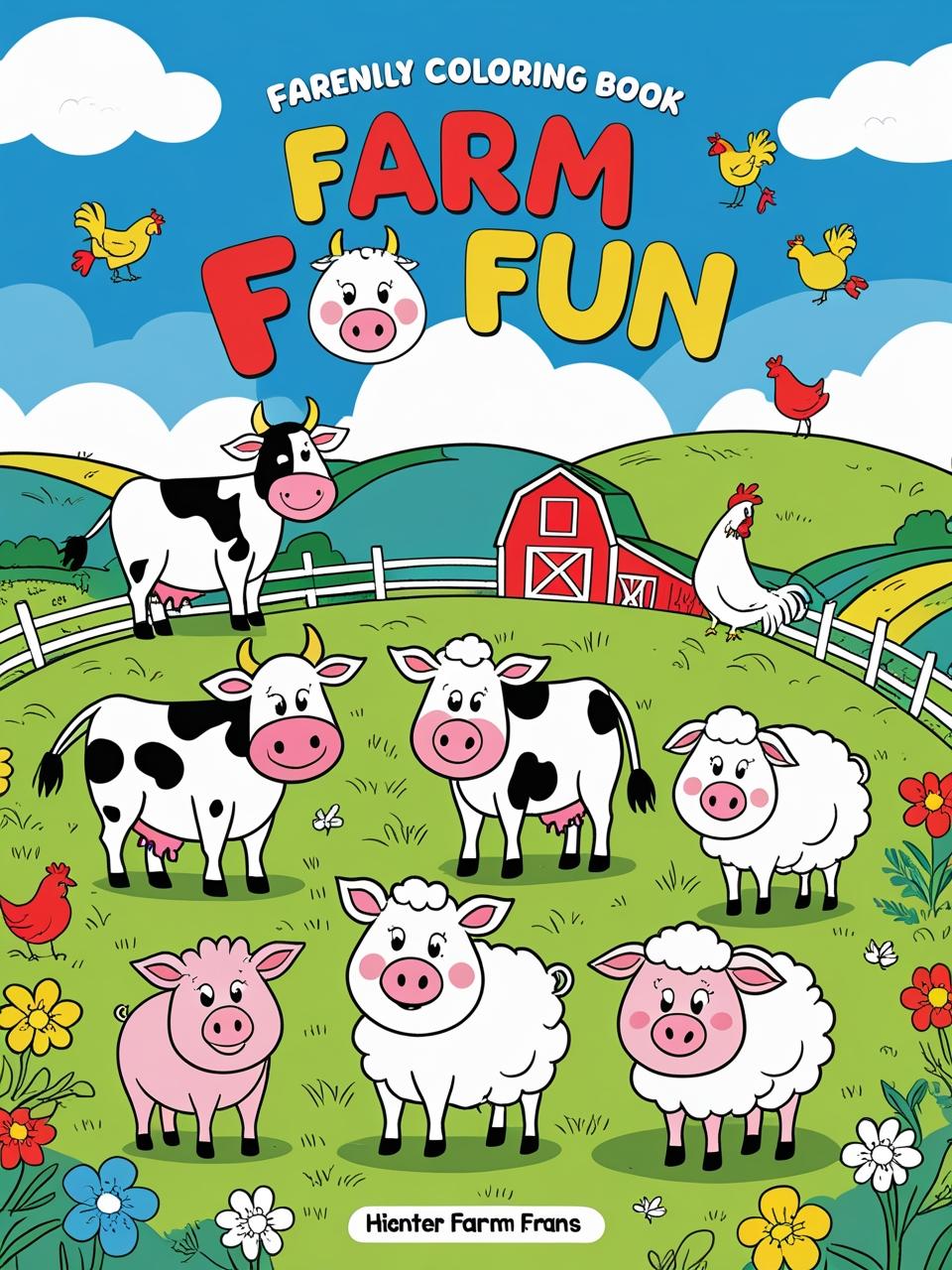 Farm Coloring Book